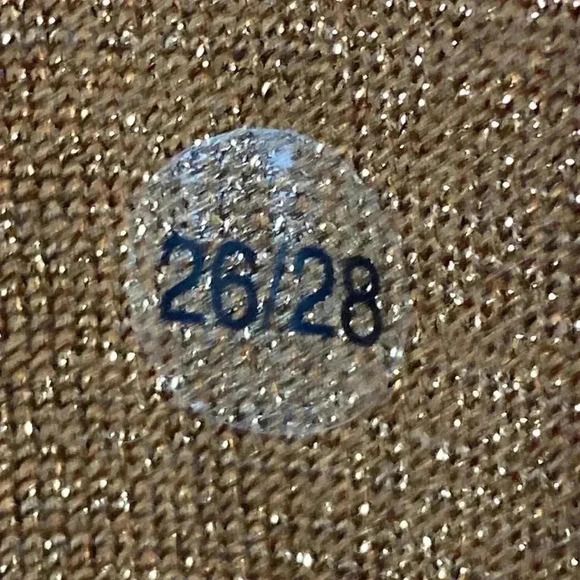 LANE BRYANT WO SIZE 26/28 BRONZE METALLIC HOLIDAY FORMALTOP TURTLENECK KEYHOLE - Picture 4 of 14